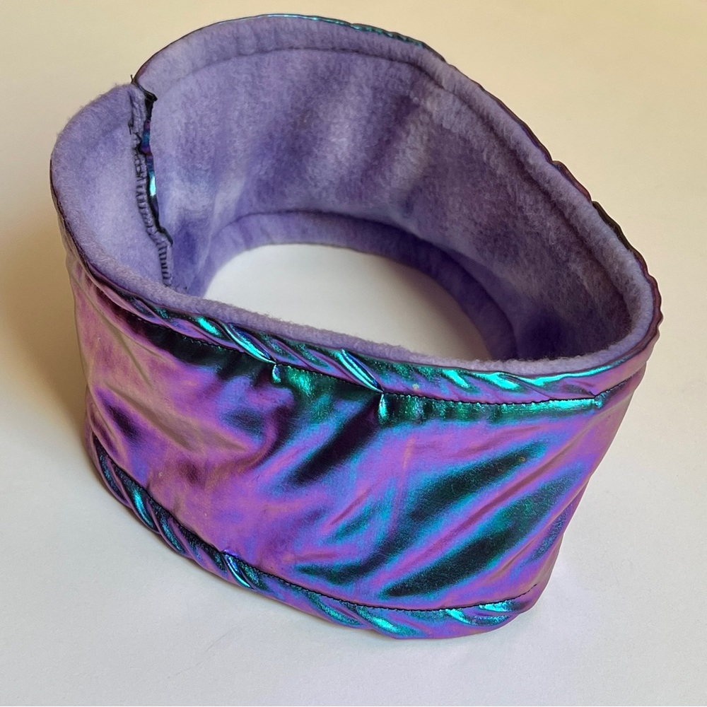Fleece Iridescent Blue & Purple Headband MUST BUNDLE